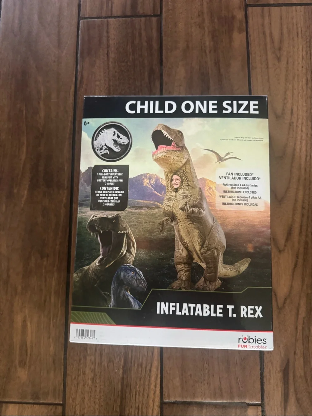 Jurassic World Inflatable T-Rex Halloween costume inflatable one size